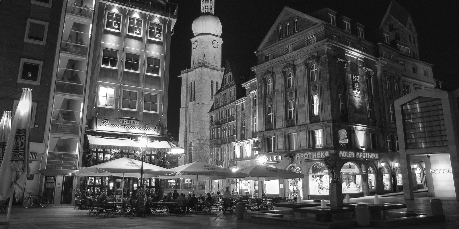 Dortmund at night