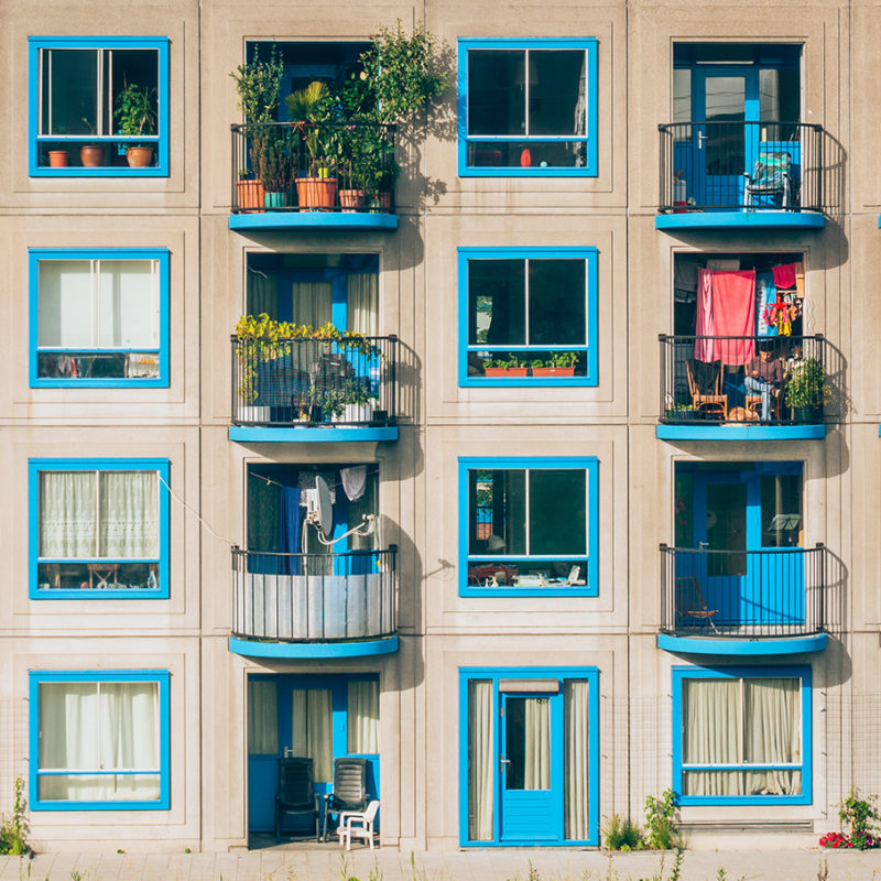 House front balcony